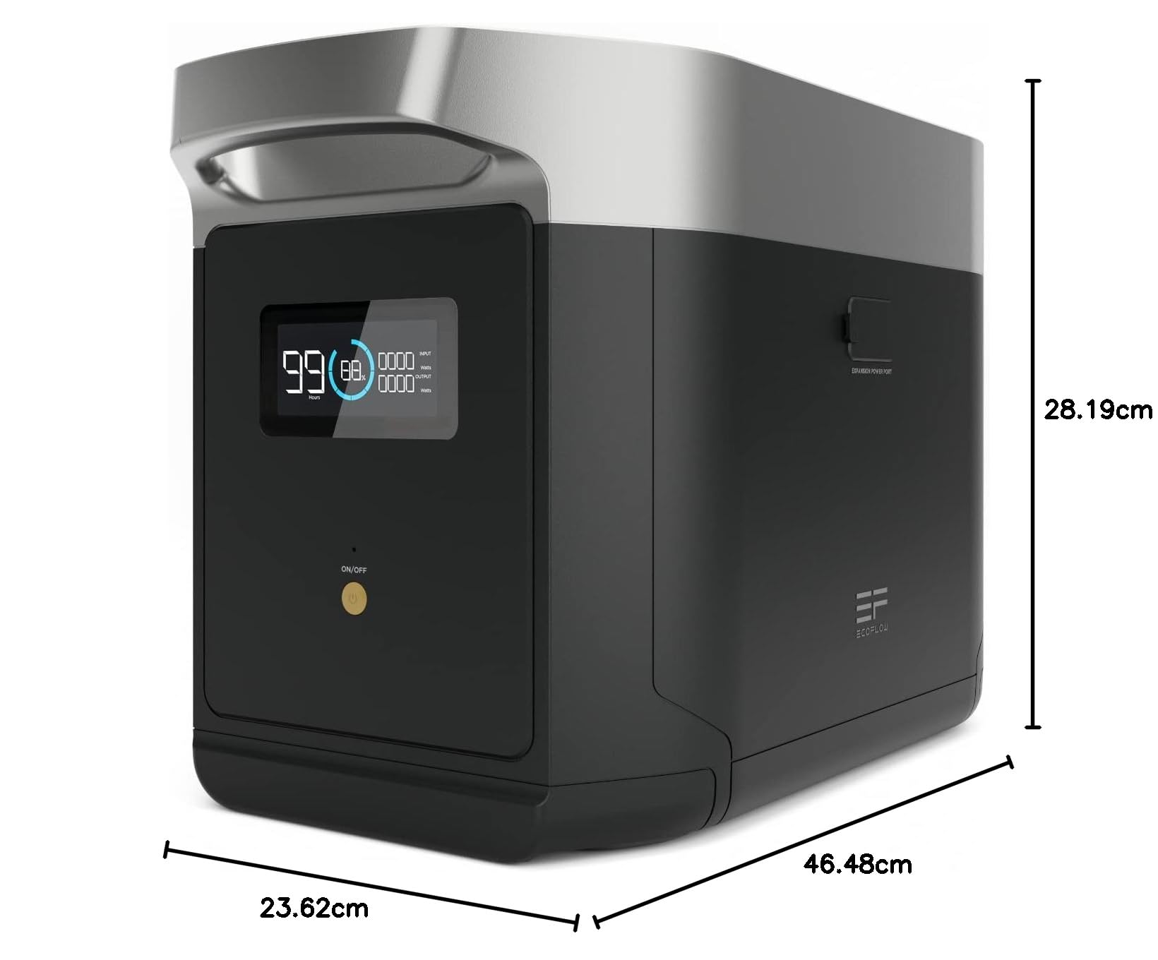 EF ECOFLOW DELTA Max Smart Portable Extra Battery, 2016Wh